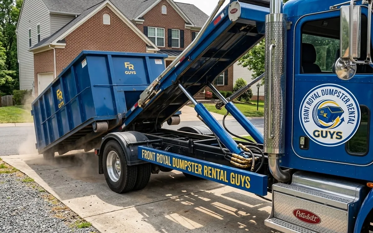 Dumpster rental in Marshall VA Roll-off dumpster rental serving Marshall, VA