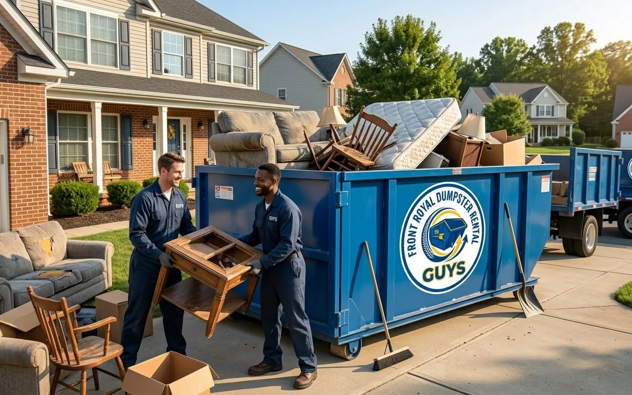 Dumpster rental in Middletown VA Roll-off dumpster rental serving Middletown, VA